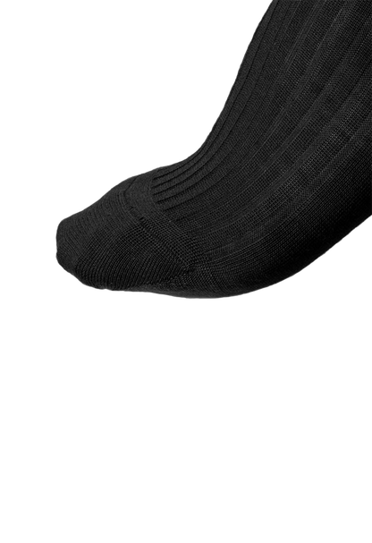 NOSOCKS long wool - zwart - tenen