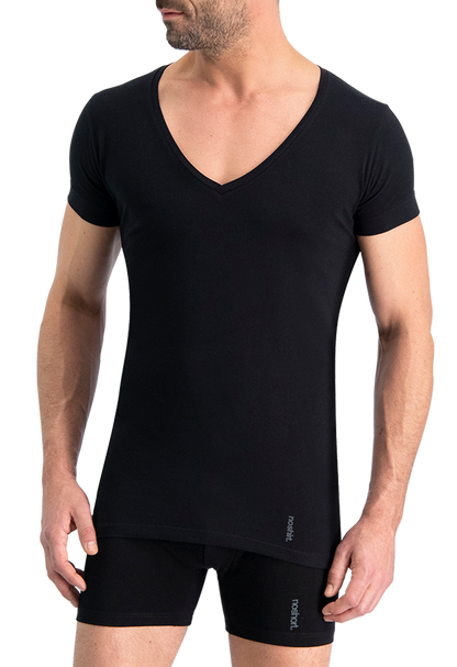 NOSHIRT original - deep V - zwart